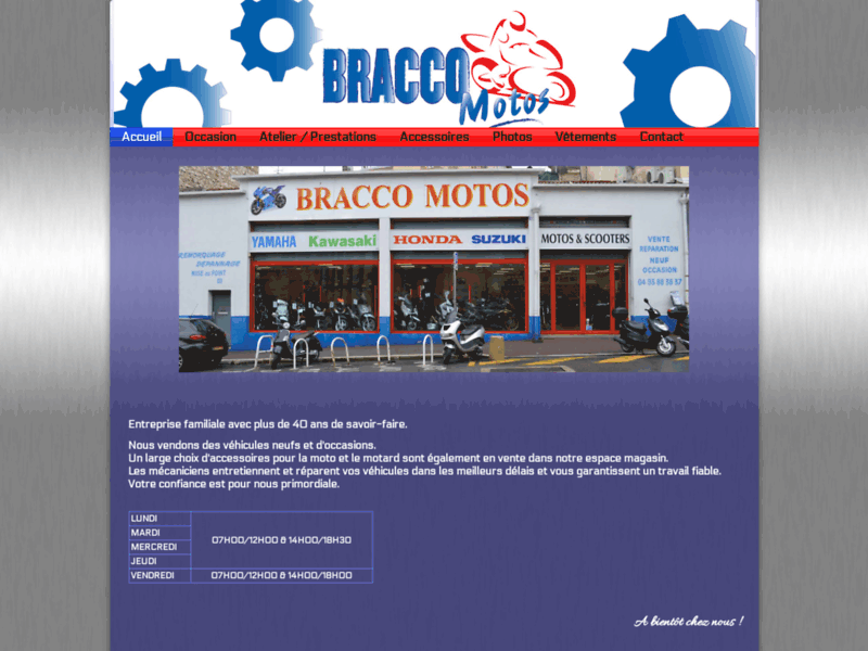 › Voir plus d'informations : Bracco Motos