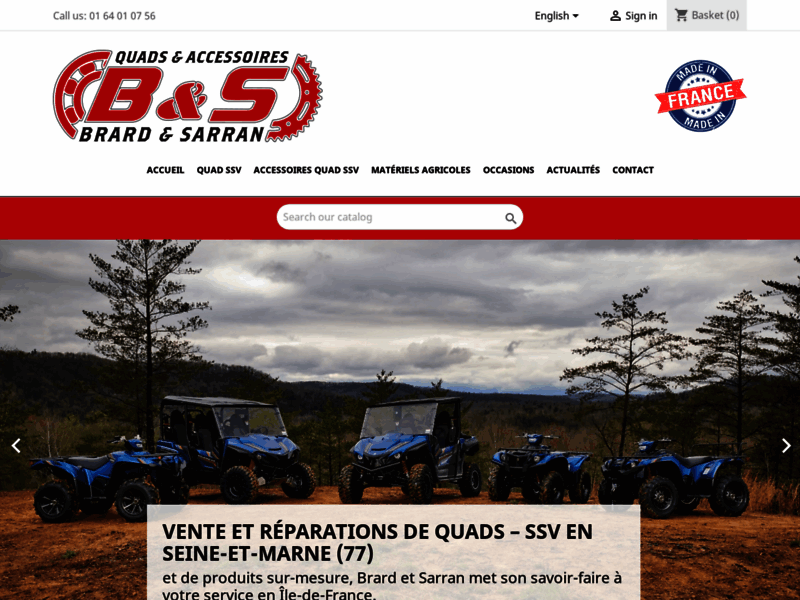 › Voir plus d'informations : Brard Et Sarran | Magasin de quad 77 : vente et location de quads et buggys