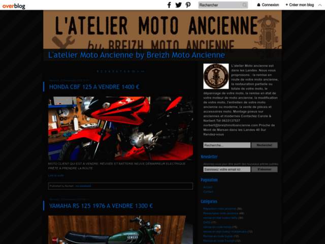 › Voir plus d'informations : L’atelier Moto Ancienne