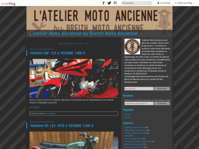 L’atelier Moto Ancienne