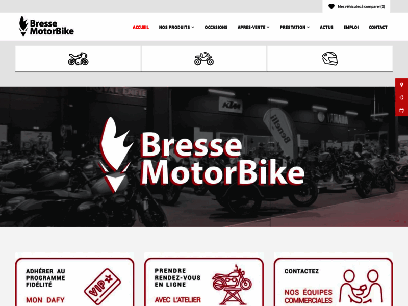 › Voir plus d'informations : Yamaha, Dafy, KTM, Royal Enfield, MV Agusta, Moto Morini, Benelli, Mash, Hyosung - Bresse MotorBike