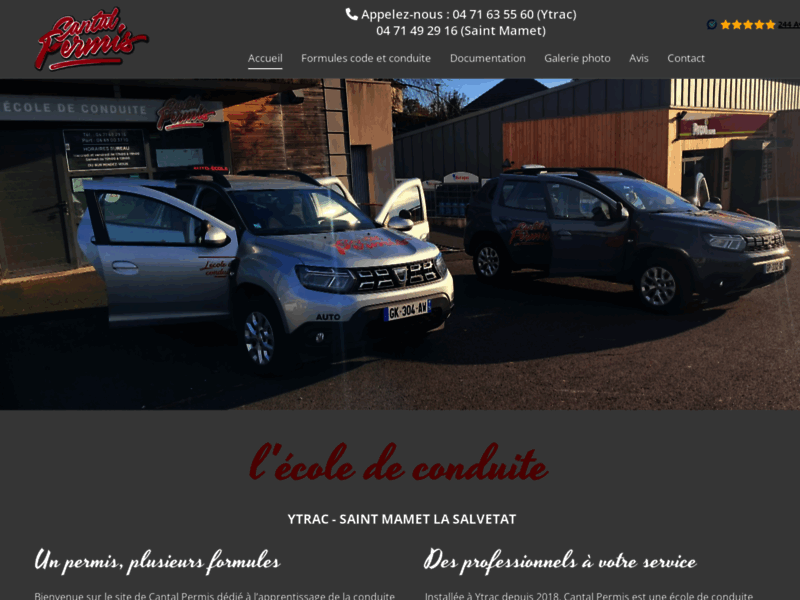 › Voir plus d'informations : Cantal Permis