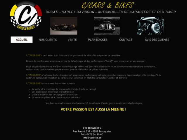 › Voir plus d'informations : C/CARS&BIKES