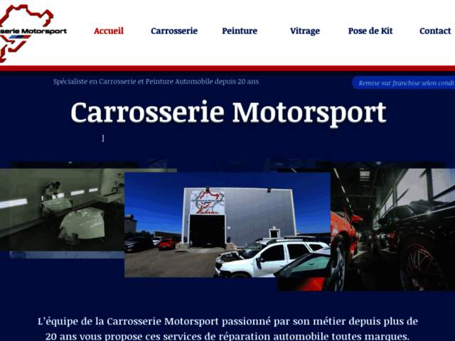 › Voir plus d'informations : Carrosserie Motorsport