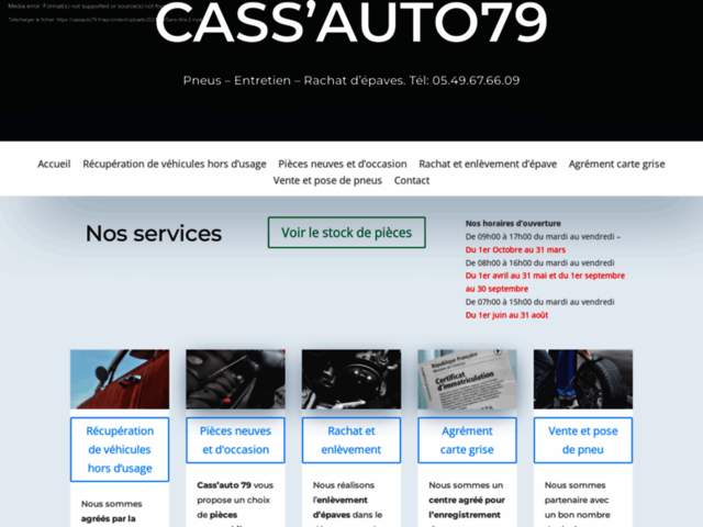 › Voir plus d'informations : SDBA CASS'AUTO 79