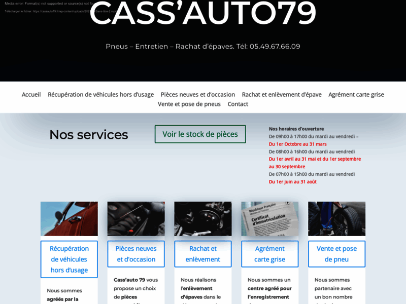 › Voir plus d'informations : SDBA CASS'AUTO 79