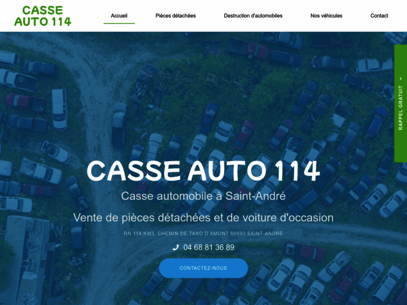 › Voir plus d'informations : Casse Auto 114