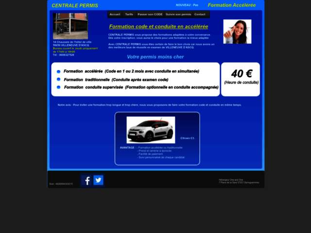 › Voir plus d'informations : Centrale Permis