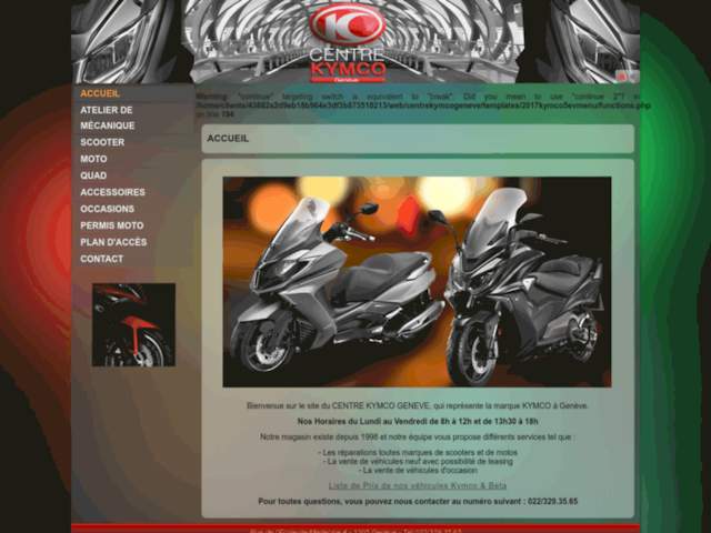 › Voir plus d'informations : Kymco Center Sàrl