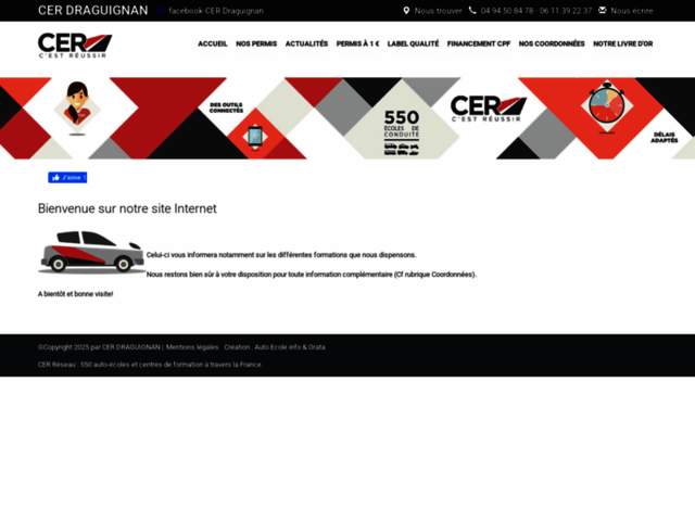 › Voir plus d'informations : Cer Draguignan