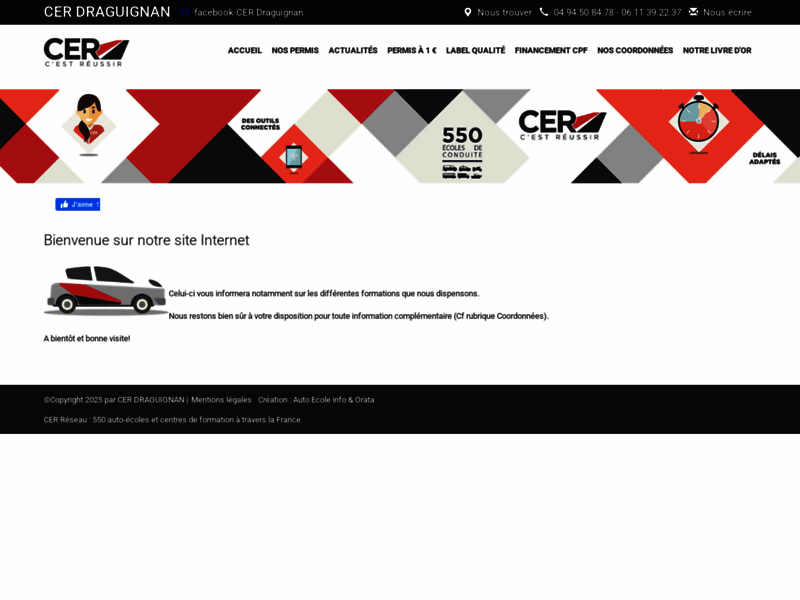 › Voir plus d'informations : Cer Draguignan