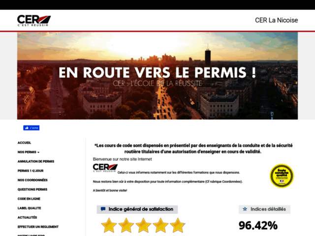 › Voir plus d'informations : C.e.r La Nicoise
