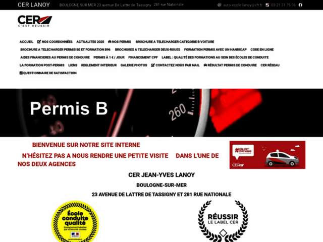 › Voir plus d'informations : Driving School Cer Lanoy
