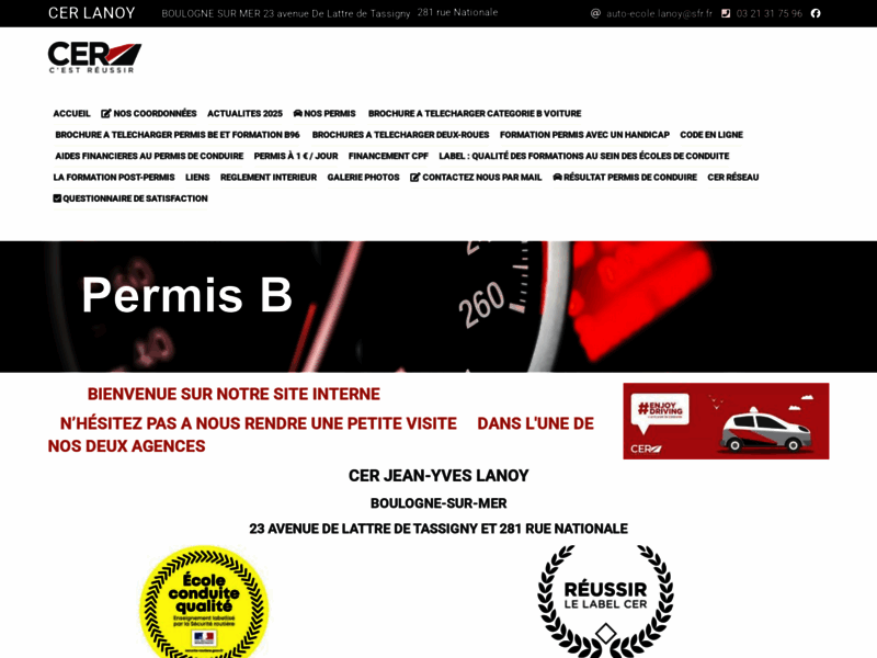 › Voir plus d'informations : Driving School Lanoy