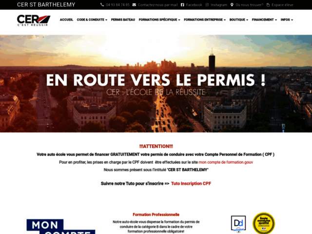 › Voir plus d'informations : Track Motorcycle Private - Cer St Barthélémy