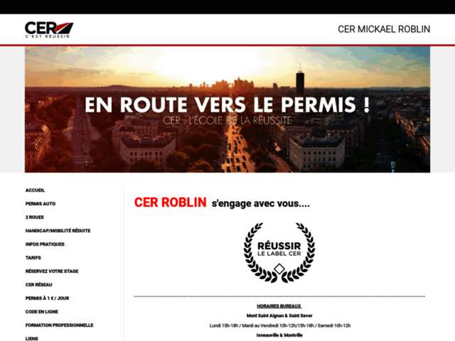 › Voir plus d'informations : Driving School Cer Mickaël Roblin