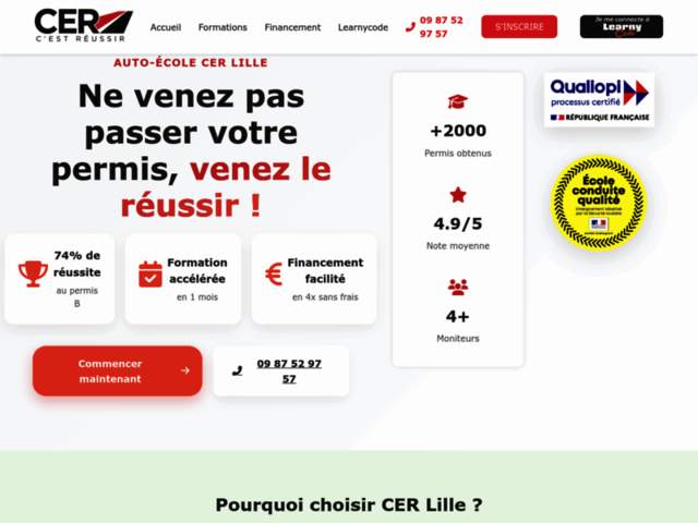 › Voir plus d'informations : Cer Porte De Douai