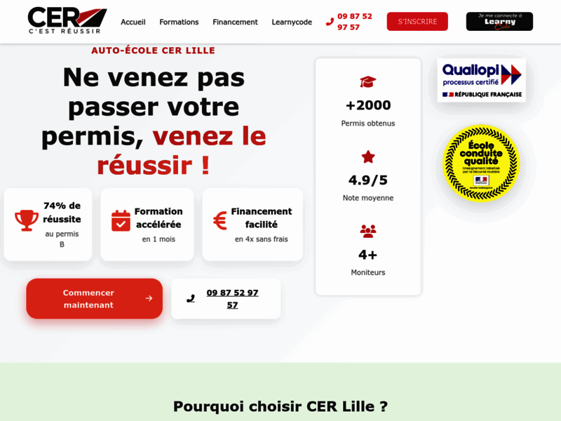 › Voir plus d'informations : Cer Porte De Douai