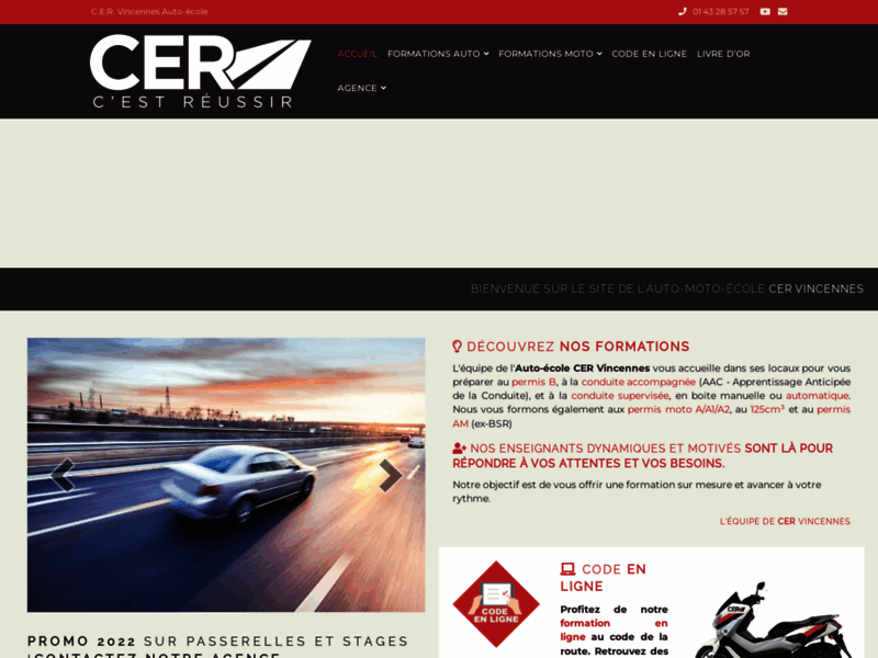 › Voir plus d'informations : Cer Vincennes