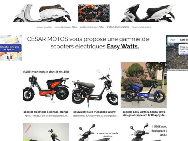 César Motos Scooters