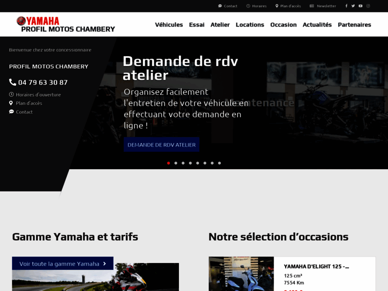 › Voir plus d'informations : Profile Yamaha Motorcycles Chambery