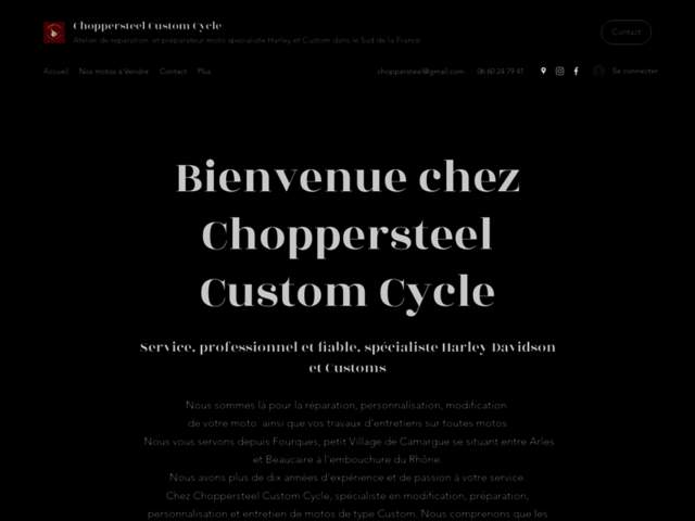 › Voir plus d'informations : Choppersteel Custom Cycle