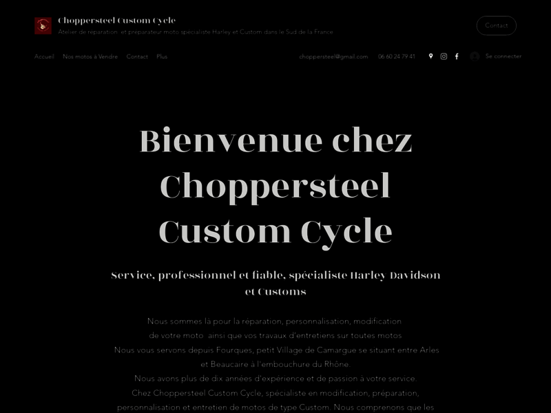 › Voir plus d'informations : Choppersteel Custom Cycle