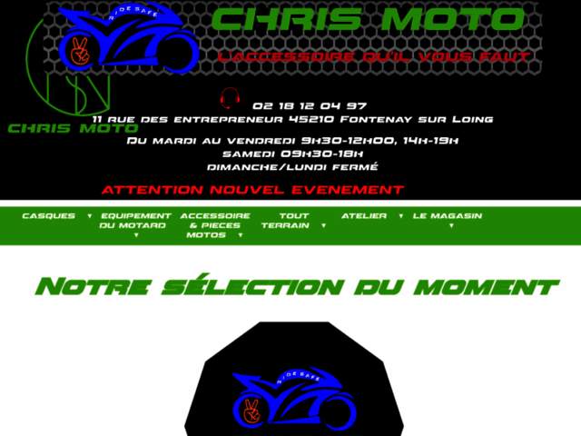 › Voir plus d'informations : chris moto