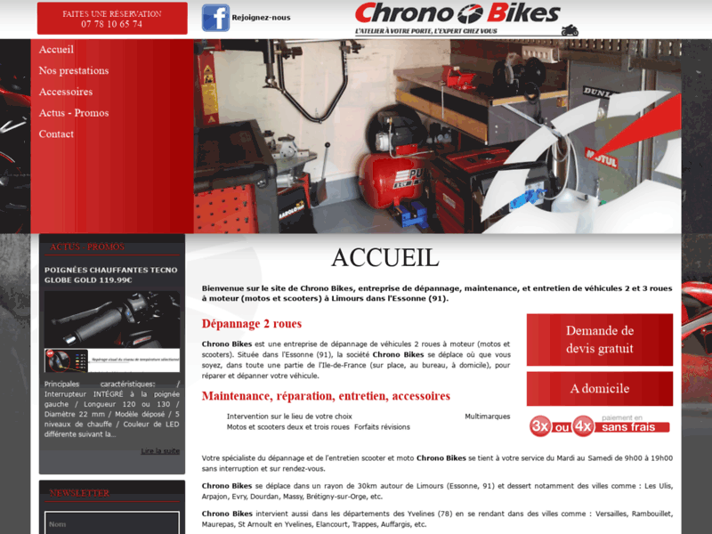 › Voir plus d'informations : Moto Orsay - Chrono Bikes
