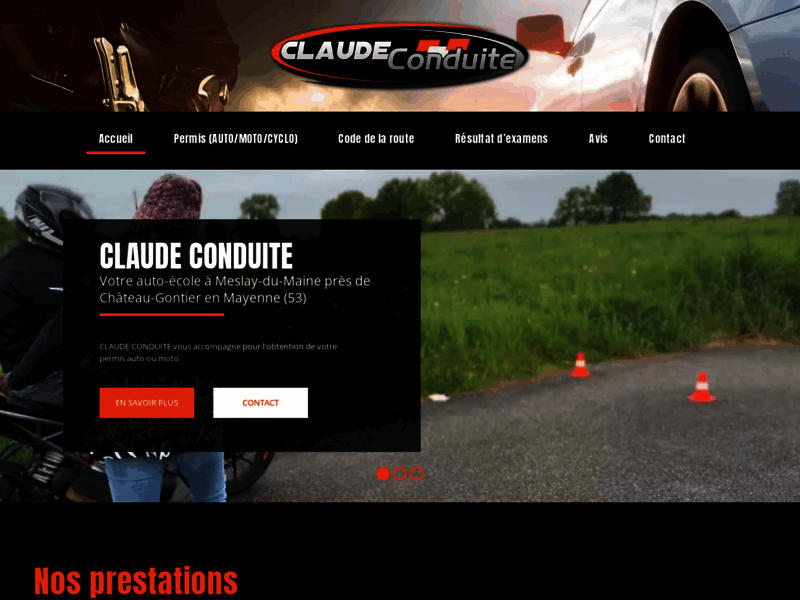 › Voir plus d'informations : Claude Conduite- Auto Moto School Laval - Mayenne 53