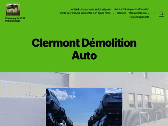› Voir plus d'informations : CLERMONT Auto Demolition