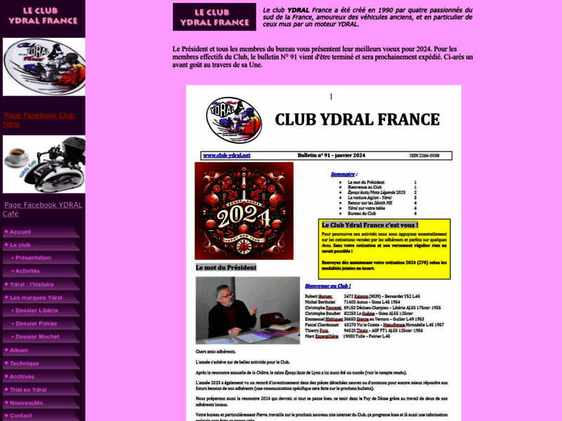 › Voir plus d'informations : Le club YDRAL France