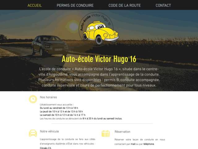 Driving School Angoulême Victor Hugo 16