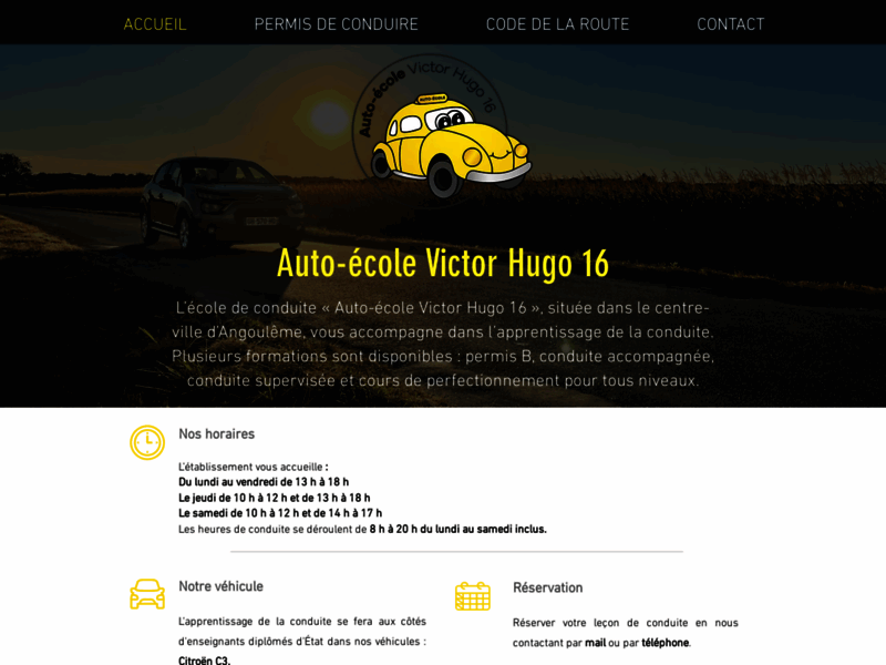 › Voir plus d'informations : Driving School Angoulême Victor Hugo 16