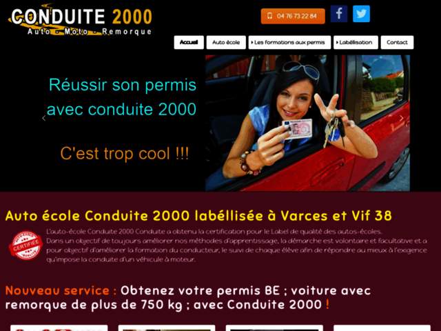 › Voir plus d'informations : Auto Ecole Conduite 2000