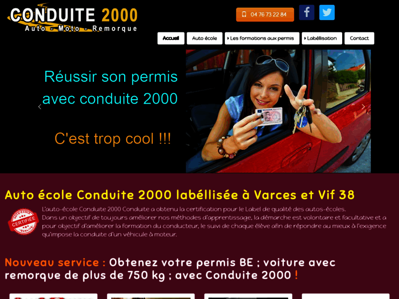 › Voir plus d'informations : Auto Ecole Conduite 2000