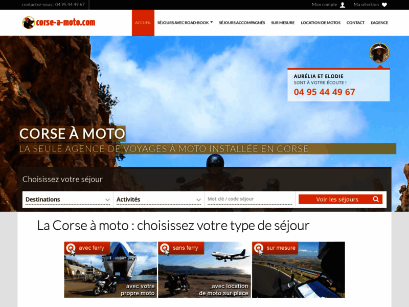 › Voir plus d'informations : Corse à Moto