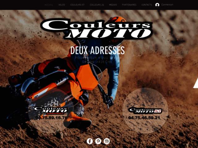 › Voir plus d'informations : Couleurs Moto