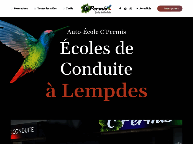 › Voir plus d'informations : Driving School Le Cendre - C'permis