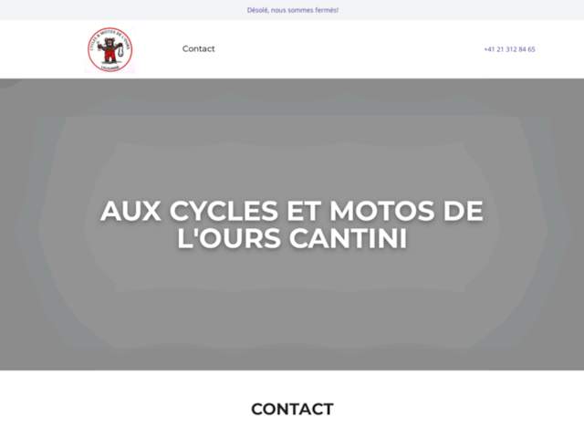 Aux cycles et motos de l'Ours Cantini