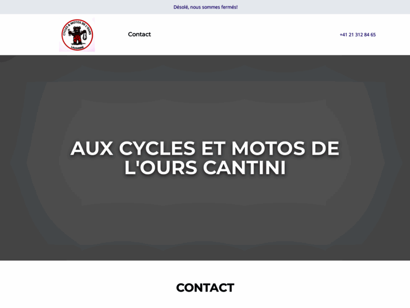 › Voir plus d'informations : Aux cycles et motos de l'Ours Cantini