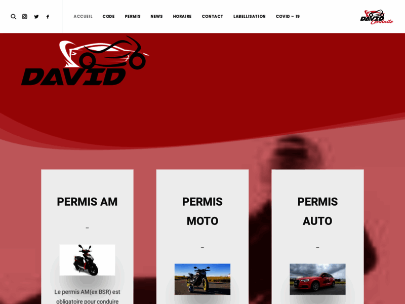 › Voir plus d'informations : David Conduite Auto-Moto-Ecole