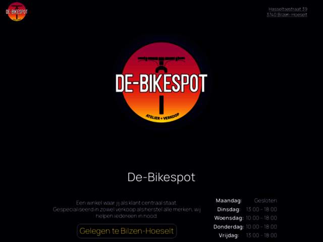 › Voir plus d'informations : De-Bikespot
