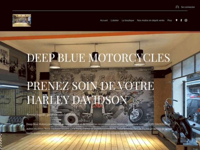 DEEP BLUE MOTORCYCLES