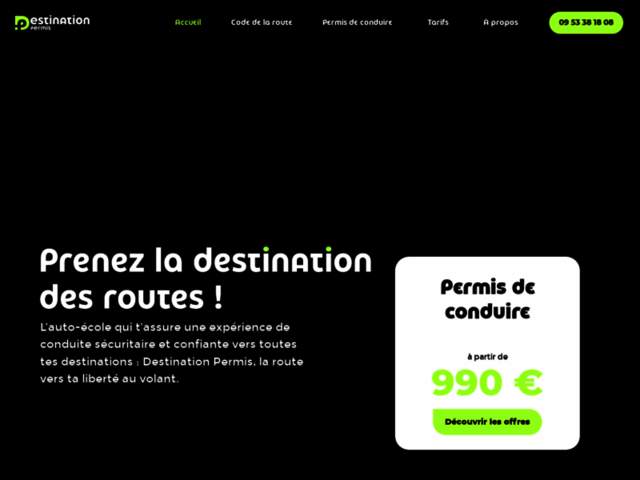 › Voir plus d'informations : Destination Permis