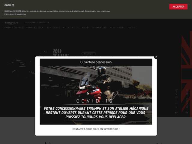 › Voir plus d'informations : Diagonal Triumph Motorcycles