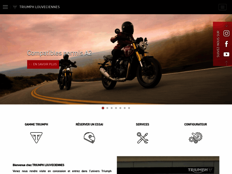 › Voir plus d'informations : Diagonal Triumph Motorcycles