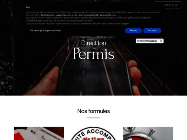 › Voir plus d'informations : Driving School Direct Permis +
