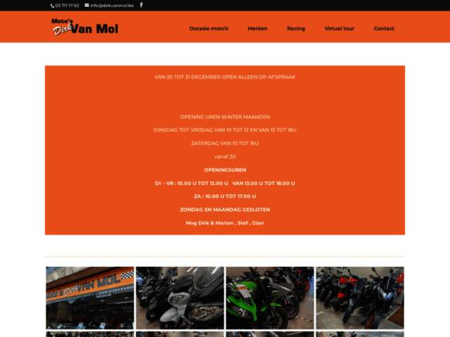 › Voir plus d'informations : Moto's Dirk Van Mol