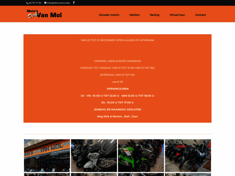 › Voir plus d'informations : Moto's Dirk Van Mol